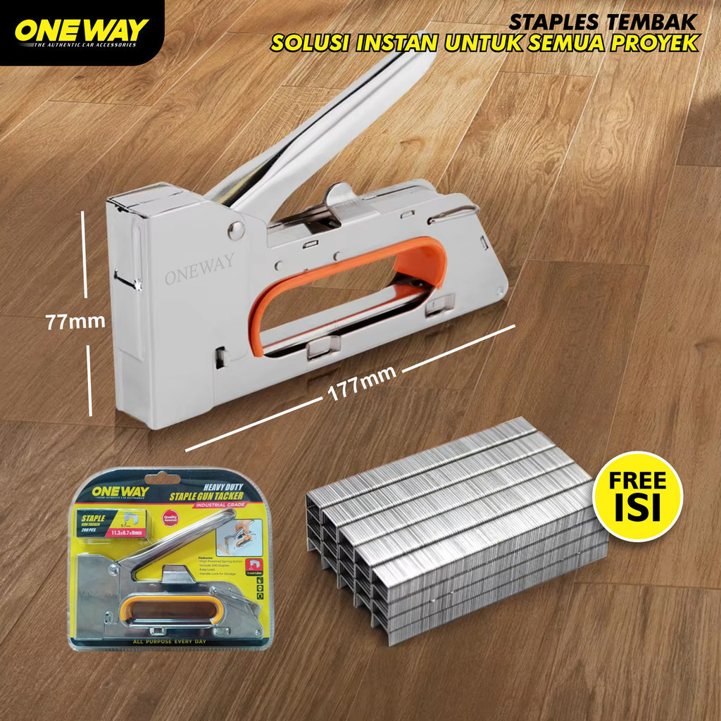 Jual Staple Gun Tacker Besi – Staples Tembak Heavy Duty untuk Jok Motor ...