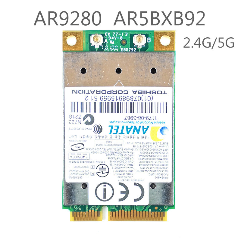 Jual AR9280 AR5BHB92 dual band 2.4GHz / 5GHz 802.11a/b/g/n 300Mbp ...