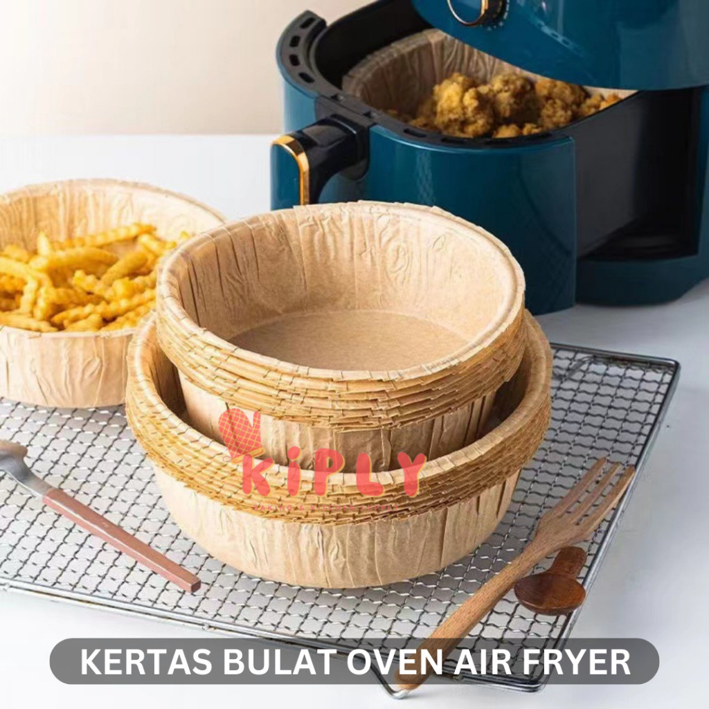 Jual Kertas Bulat Oven Air Fyer/Air Fryer Paper / Baking Paper Kertas ...
