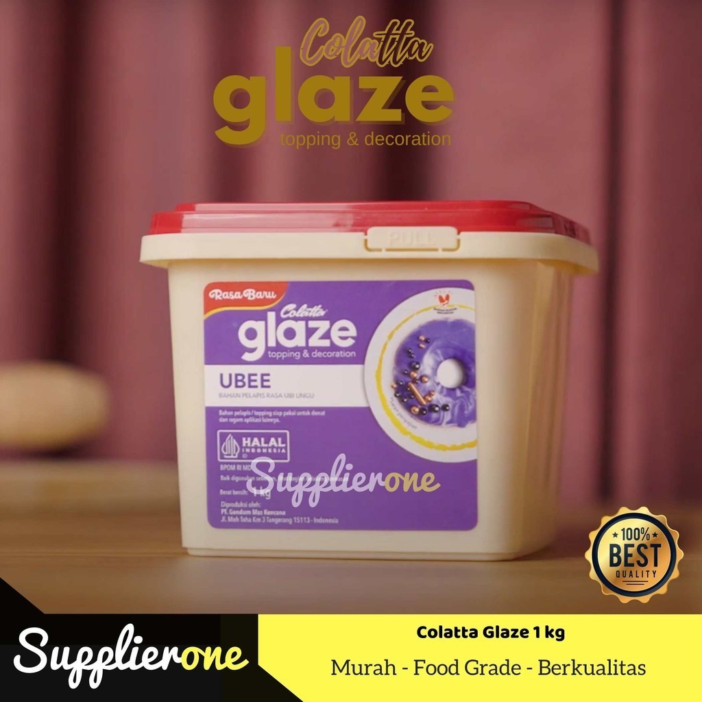 Jual Colatta Glaze Ubee / Selai Ubee 1kg / Selai Roti / Topping Selai ...