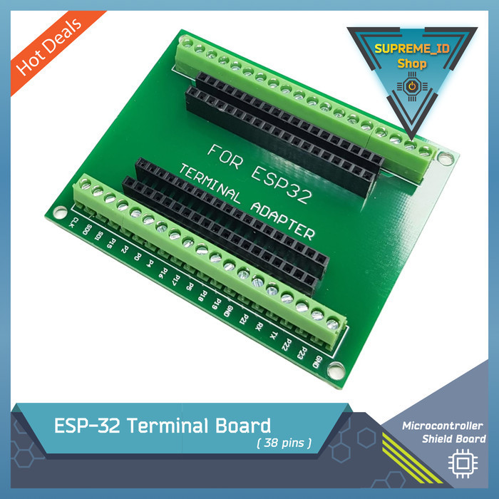 Jual ESP32 ESP-32 Wifi Bluetooth Microcontroller Expansion Terminal ... image.