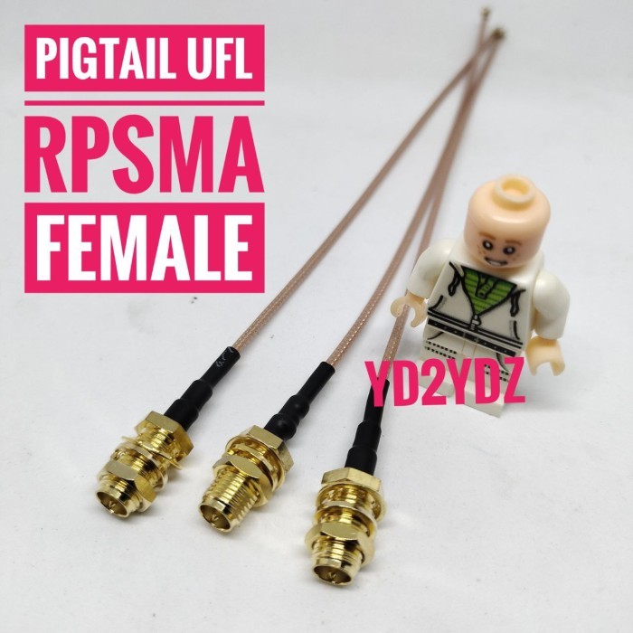 Superbat U.FL Verlengkabel – 15 Cm, Man-vrouw, 1.13 Mm – 2 Stuks – Ideaal Voor Wifi- En GPS-antennes