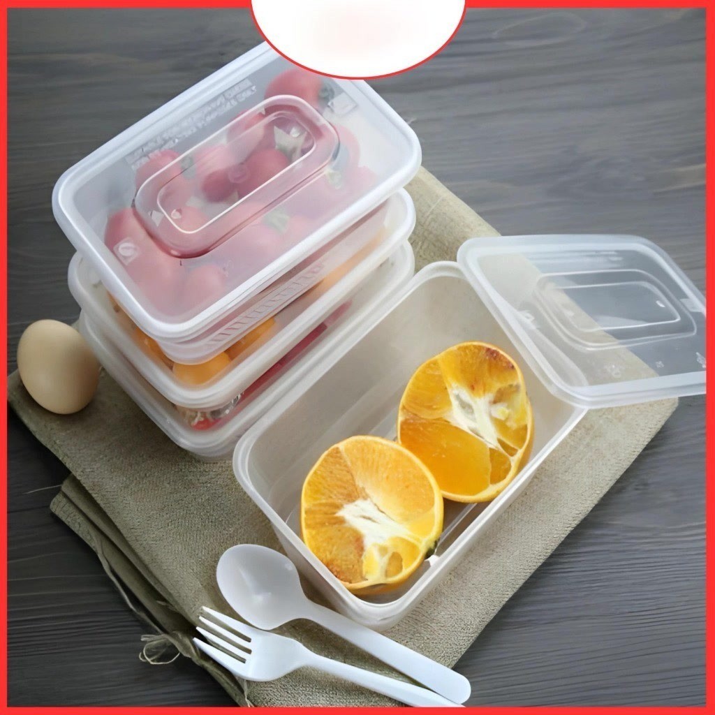 Jual THINWALL PERSEGI PANJANG FOOD CONTAINER TAKEAWAY BOX ANTI PANAS ...