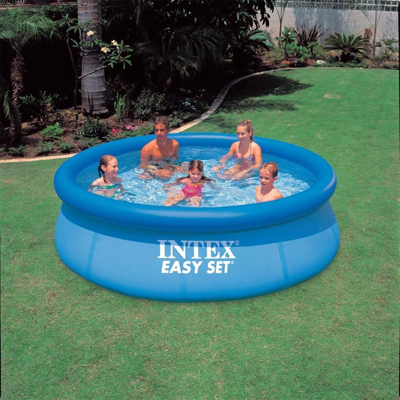 Jual INTEX 6 8 10 feet summer swimming pool adult inflatable ring pool ...