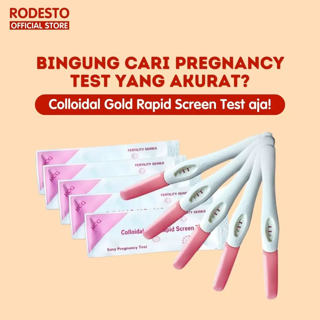 Jual HCG Colloidal Gold Test Pack Pregnancy Test ( Alat Test Kehamilan ...