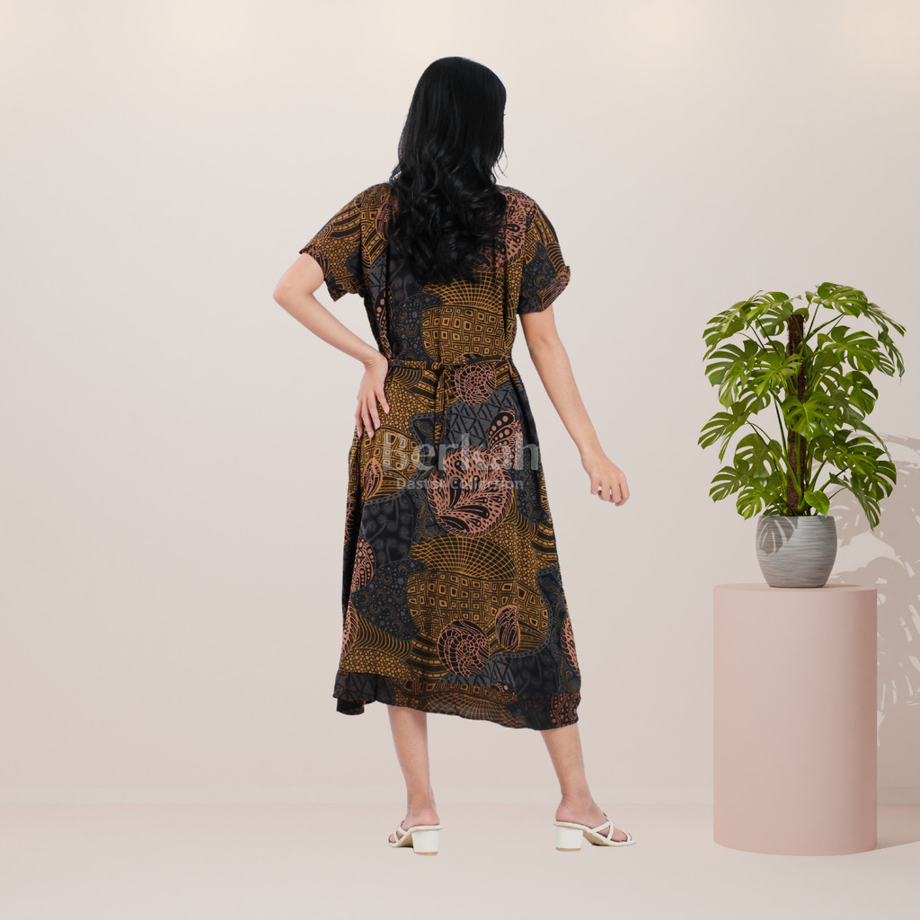 Daster Batik Rayon Busui Resleting Surya Teja 4