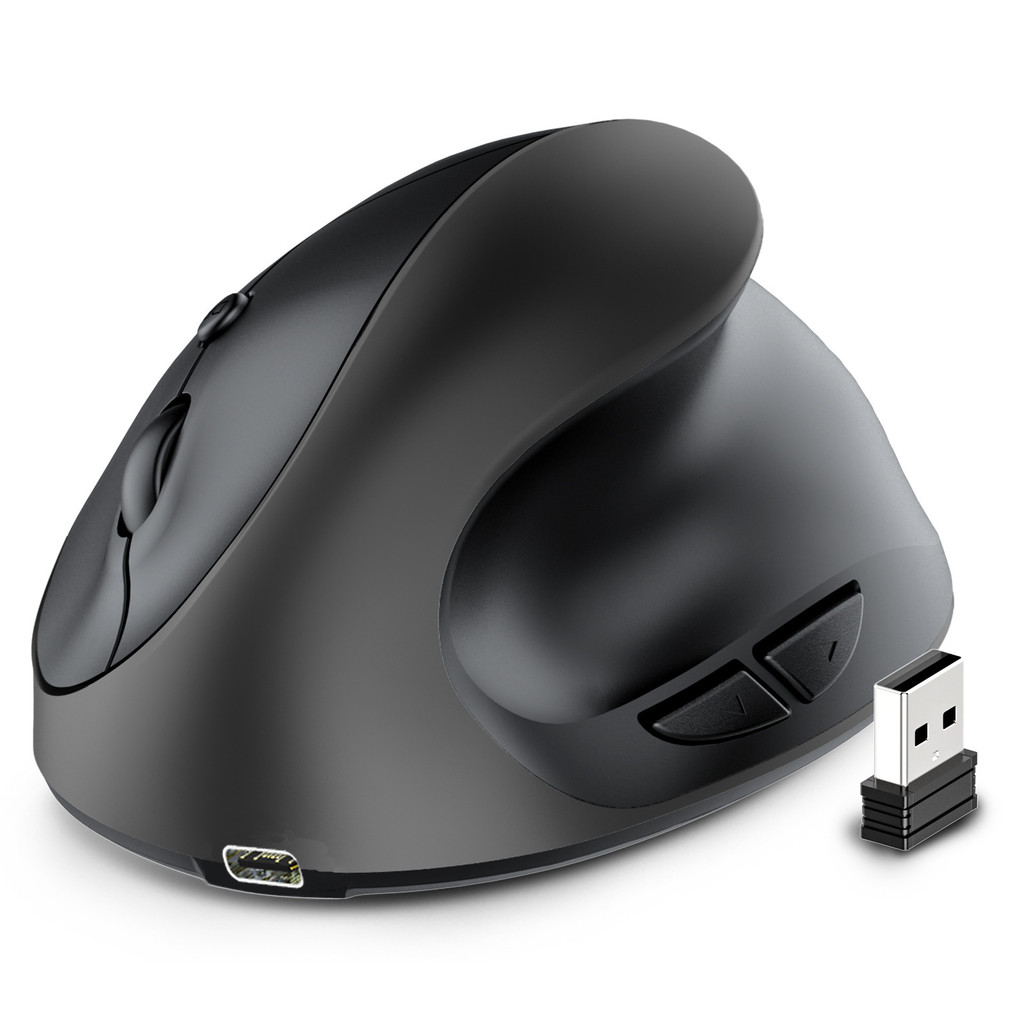 Jual JOMAA Rechargeable Vertical Mouse Wireless USB 2.4G Right Hand ...