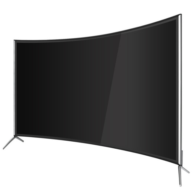Jual 80'' inch curved lcd monitor screen 4K TV wifi Television Android ...