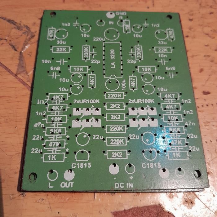 Jual Part PCB pre amp head macam2 sony transistor ic LA3220 LA3320 ...