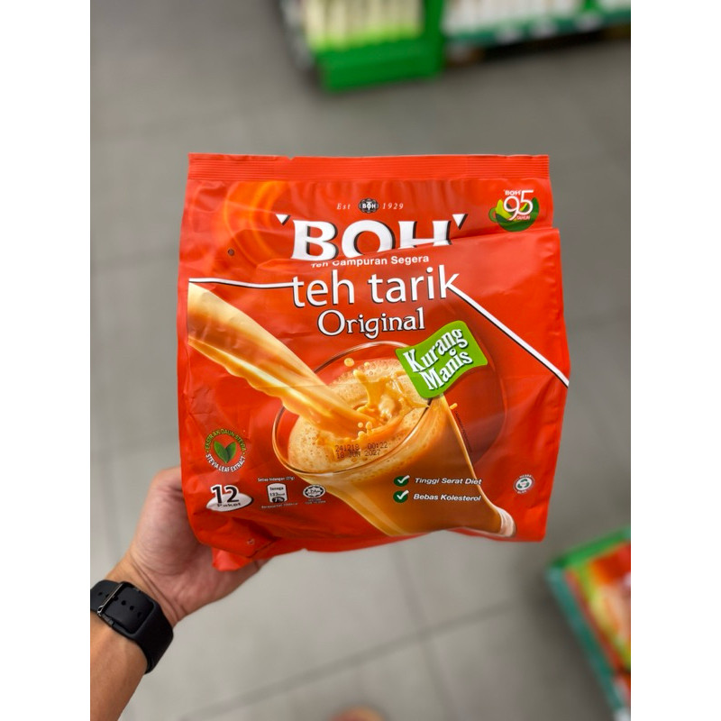 Jual BOH boh teh tarik+kopi putih / imunitea hazelnut instant tea mix ...