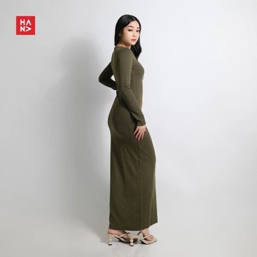 Hana Fashion Arisha Casual Long Dress Wanita CD047 2