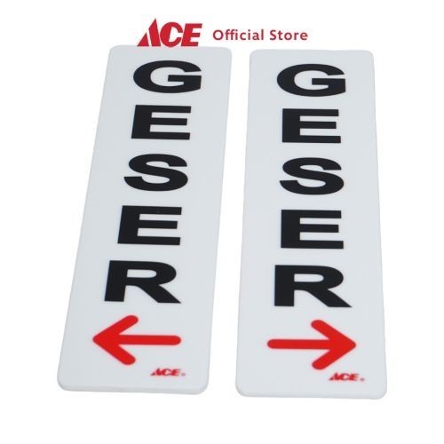 Jual Krisbow Stiker Akrilik Sign Open The Door Sign Board Sticker ...