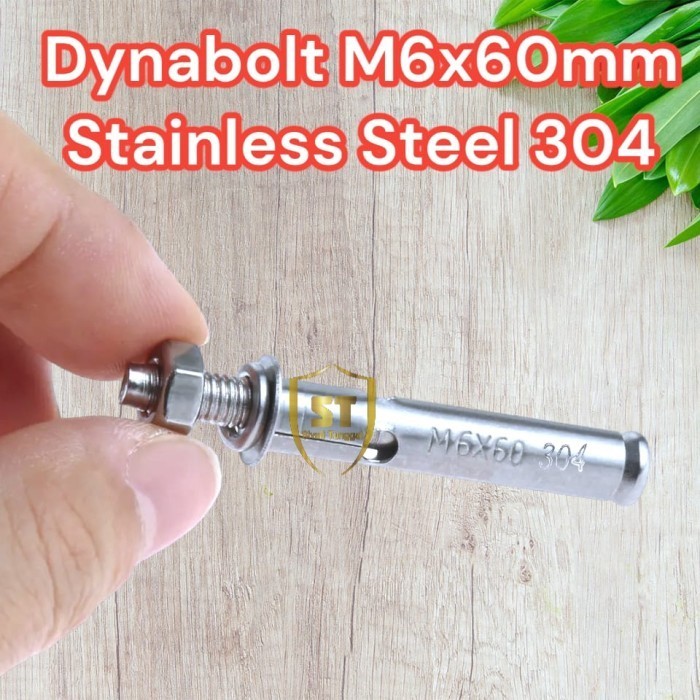 Jual DYNABOLT SS 304 M6×60 - DINABOLT - ANCHOR BOLT STAINLESS | Shopee ...