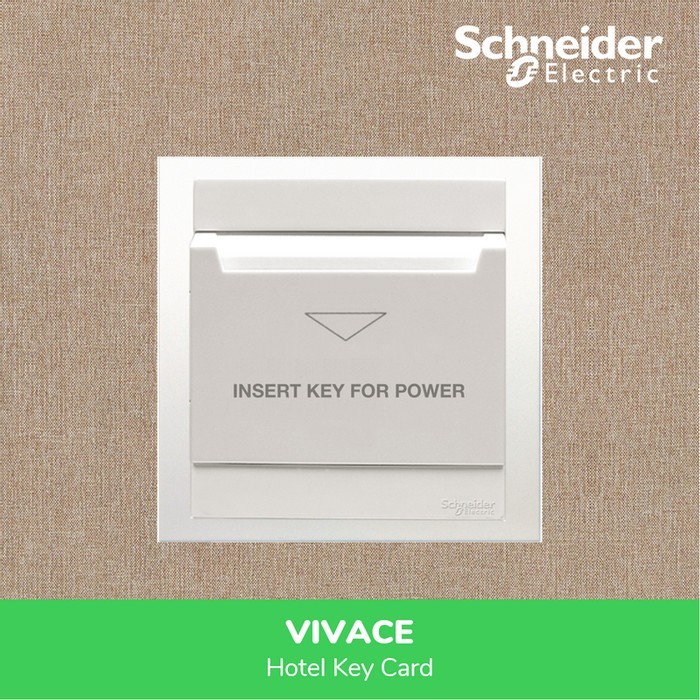 Jual Schneider Saklar Hotel Key Card Switch Vivace - KB31EKT | Shopee ...