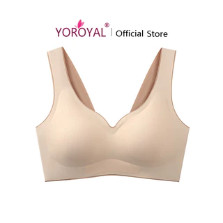 YOROYAL Bra Seamless Wanita BH yoga Wanita dengan ZERO FEEL