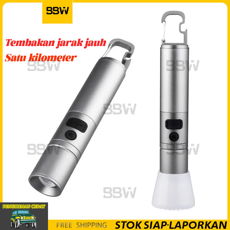Jual Senter Led Isi Ulang/Senter cahaya kuat baru/Lampu Mini Portabel ...