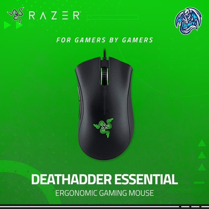 Jual Razer Deathadder Essential - Essential Gaming Mouse - Hitam ...