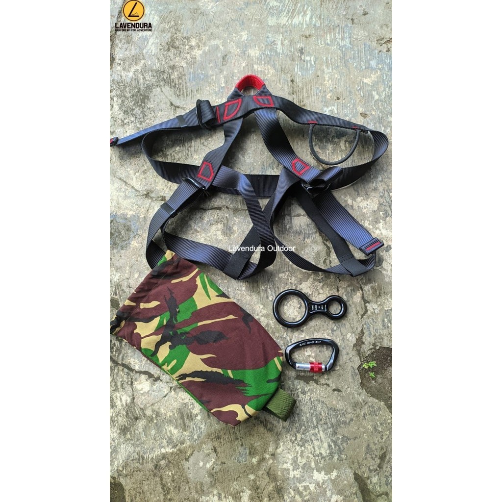 Jual REPLING SET KOMPLIT Paket Rappeling 9 Reppeling SRT Single Rope ...