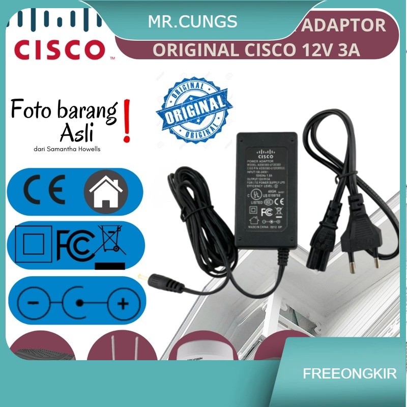 Jual CISCO Switching power adaptor original modem router access poin ...