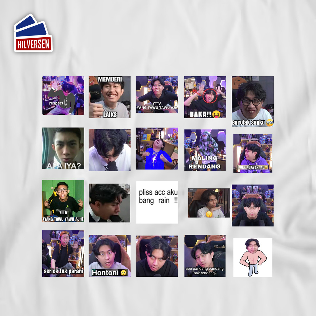 Jual Sticker Hitzeed CH - Stiker Meme Ryan Hitzeed | Shopee Indonesia