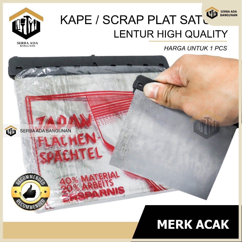 Jual SAB Kape Skrap Logam Putty Scraper Skrap Besi Satuan Per Pcs Murah ...