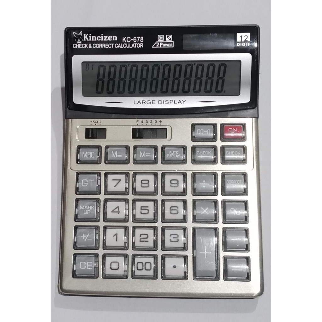 Jual . CT 678 Check Correct Kalkulator Bisa Cek Ulang 12 Digit CT678 ...