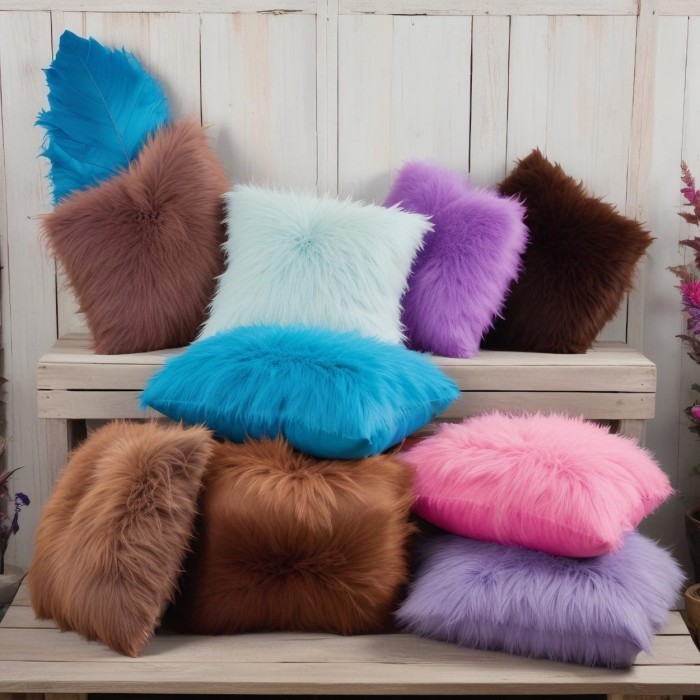 Jual Sarung Bantal Sofa Bulu Rasfur Polos UK 40x40cm LP | Shopee Indonesia