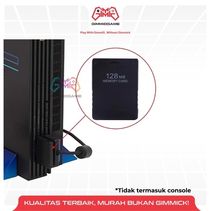 Jual Memory Card MC PS2 128MB Warna Hitam | Shopee Indonesia