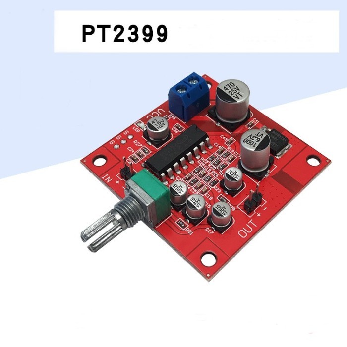 Jual kit reverb PT2399 audio kit echo reverb 12V mic microphone eco ...