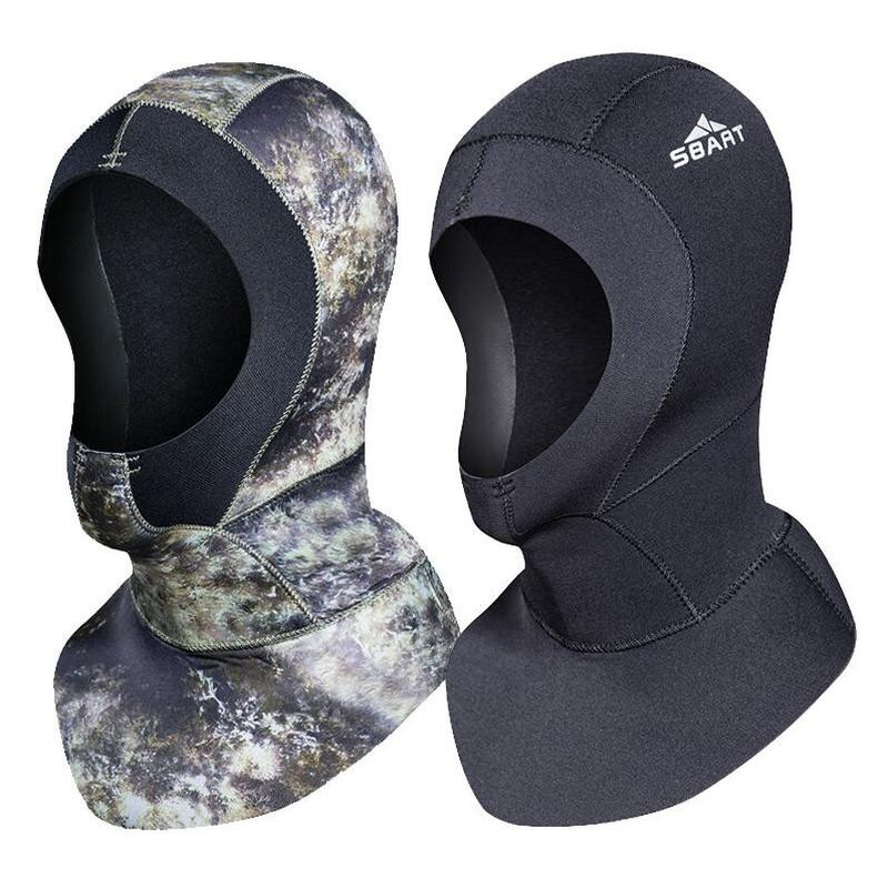 Jual 3mm Diving Caps Neoprene Scuba Diving Hood with Shoulder Sun ...