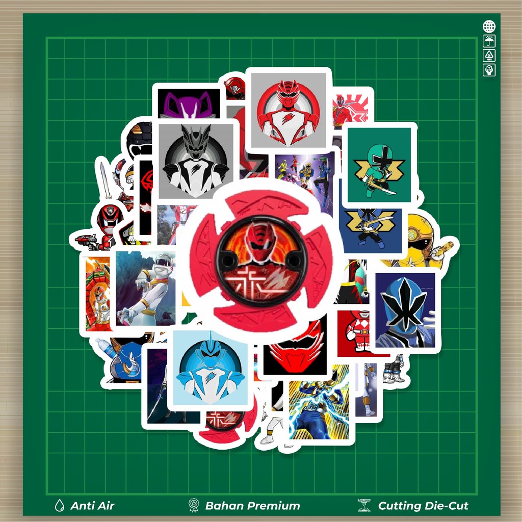 Jual HOT 50 PCS STIKER Stiker Mighty Morphin Power Rangers Stiker ...