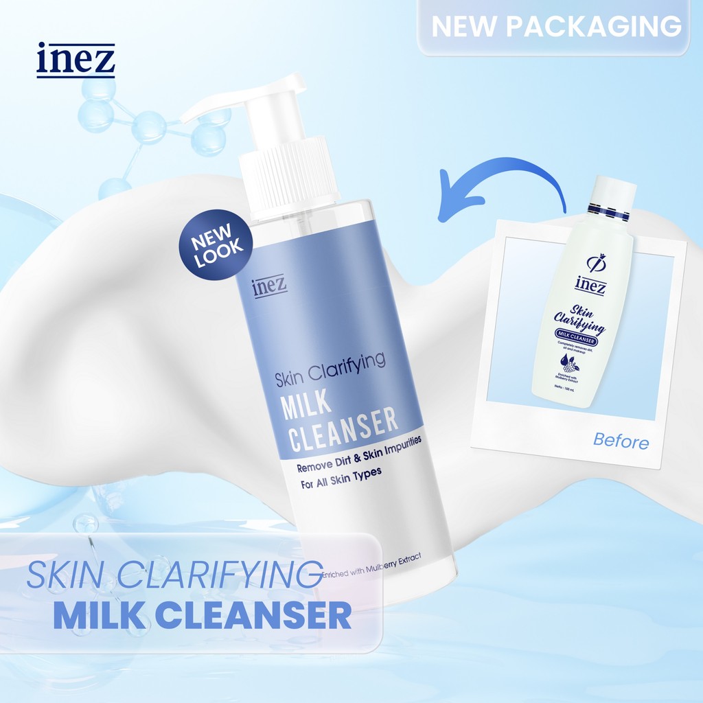 Jual INEZ SKIN CLARIFIYING MILK CLEANSER 100ml | Shopee Indonesia