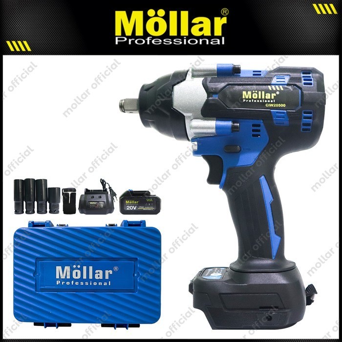 Jual MOLLAR CIW20500 IMPACT WRENCH CORDLESS 20V - MESIN BUKA BAUT ...