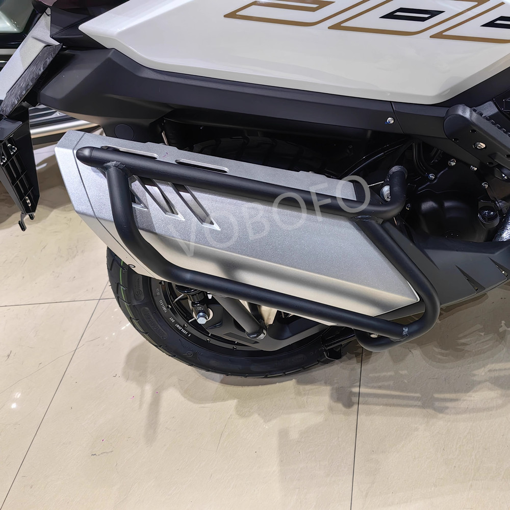 Jual Motorcycle Carbon Steel Exhaust Pipe Bumper Protection Bar Anti ...