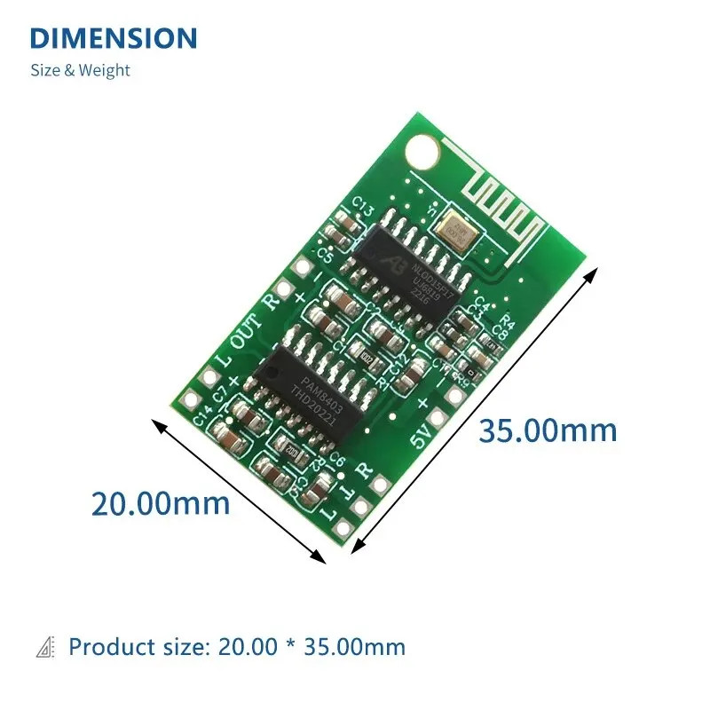 Jual Modul CA-8469 5V Bluetooth Module 5.0BT Audio Power Amplifier ...