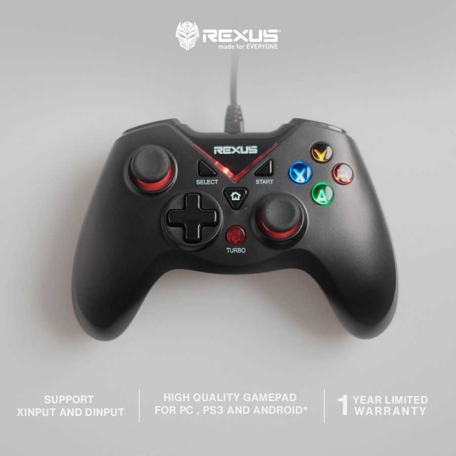 Jual Stick PC Gamepad Rexus Gladius GX1 GX2 Multiplatform USB | Shopee ...