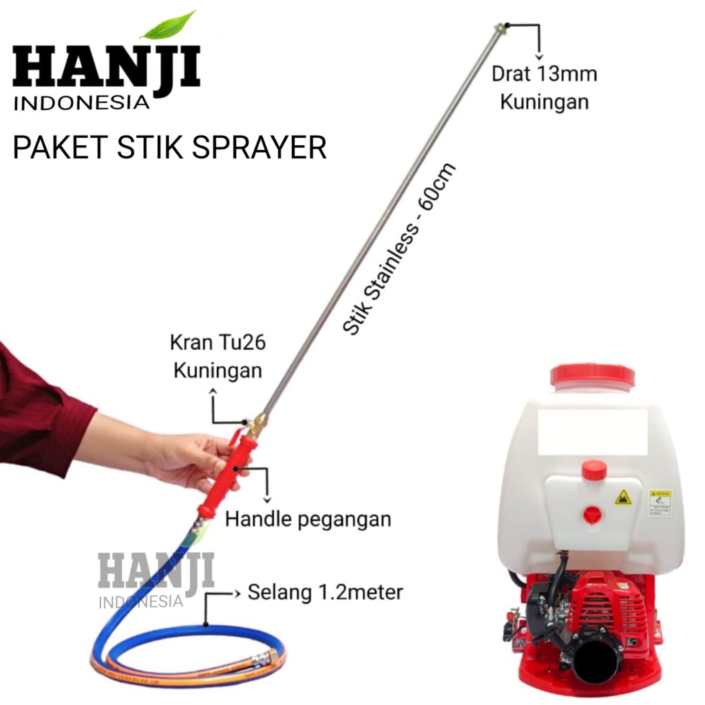 Jual PAKET stik sprayer tu26 ( stik, handle, kran, selang) | Shopee ...