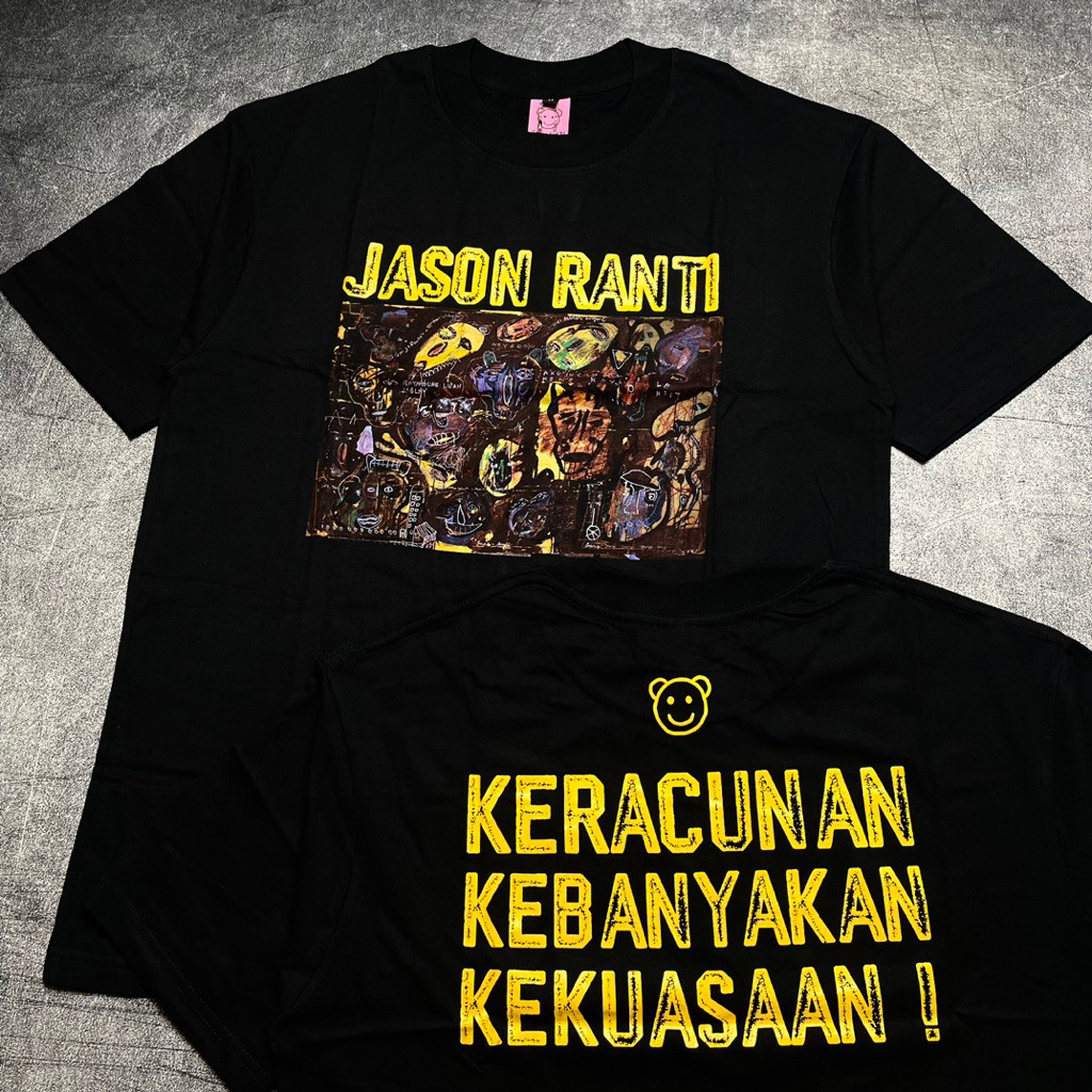Jual Tshirt JASON RANTI - KERACUNAN KEBANYAKAN Official Merchandise ...