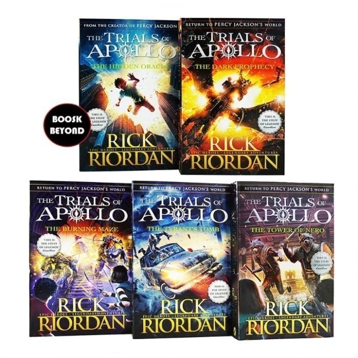 Jual Paket 5 buku The Trials of Apollo - Rick Riordan (English ...