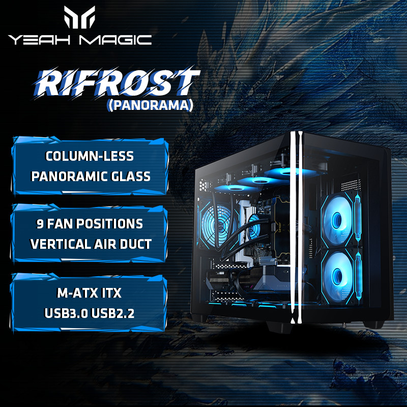 Jual Yeah Mgic BIFROST PC Case Sea View Room Gaming Computer Desktop M ...