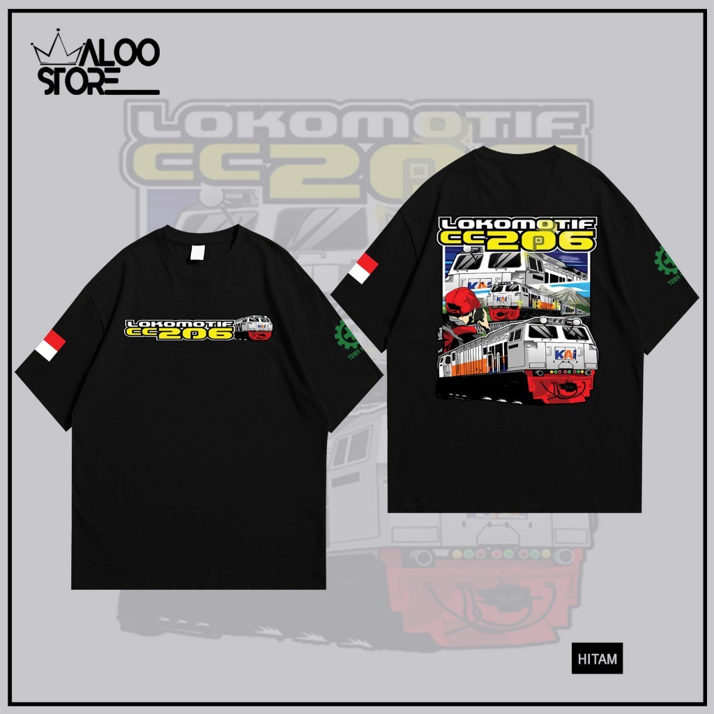 Jual Free Stiker Kaos Kereta Api Cc 206 Anak Dan Dewasa Baju