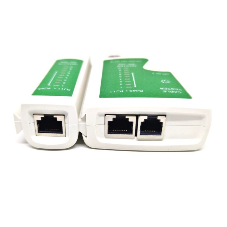 Jual (AB14) LAN TESTER RJ45 DAN RJ11 + BATERAI tester cable rj 45 dan ...