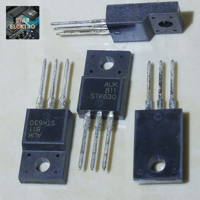 Jual STK630 To-220f STK 630 AUK Kodenshi STK630F 630F Mosfet 200V 6.5A ...