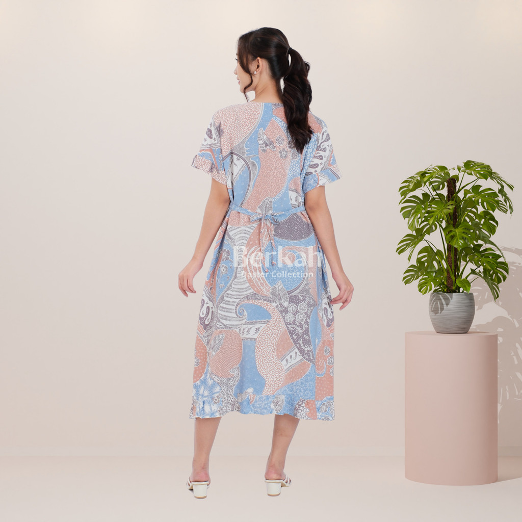 Daster Batik Rayon Busui Resleting Surya Teja 4