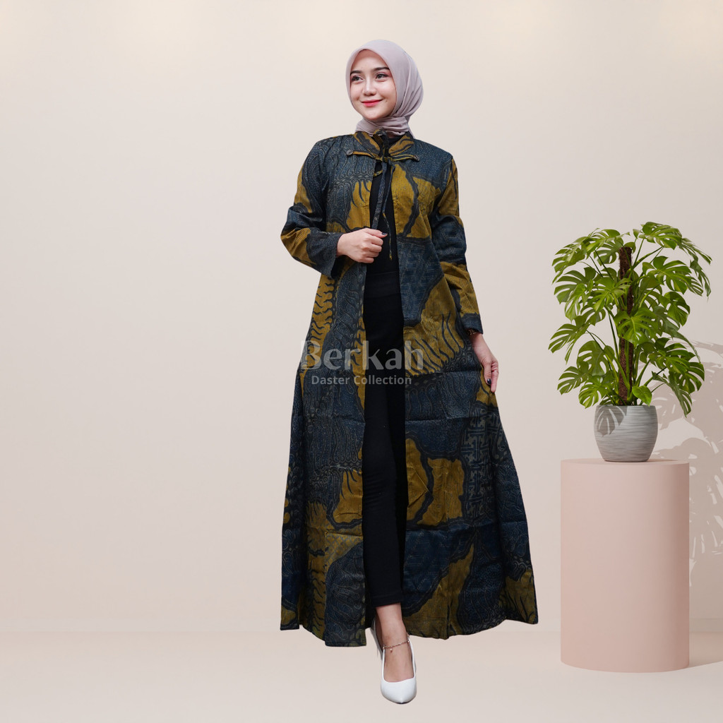 Outer Batik Long Cardigan Surya Teja Lapis 3