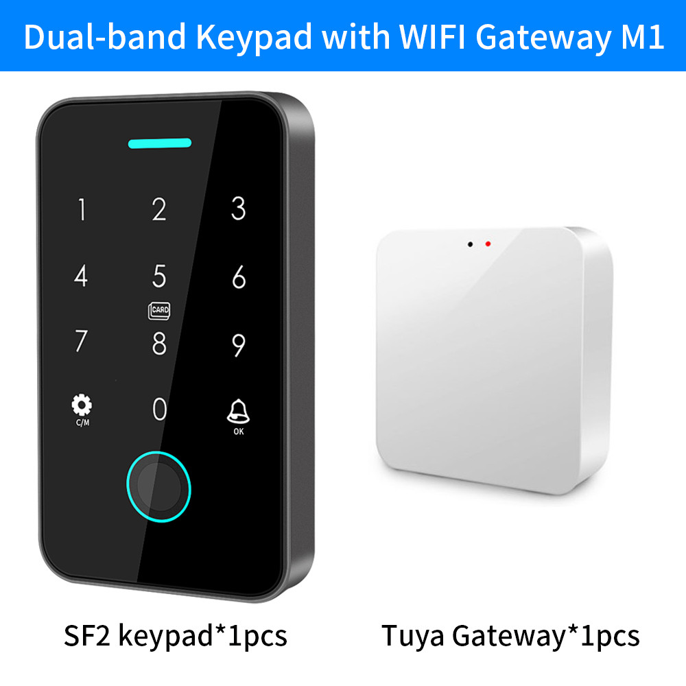 Jual NFC Tuya Outdoor Fingerprint Access Control Keypad IP67 Waterproof ...