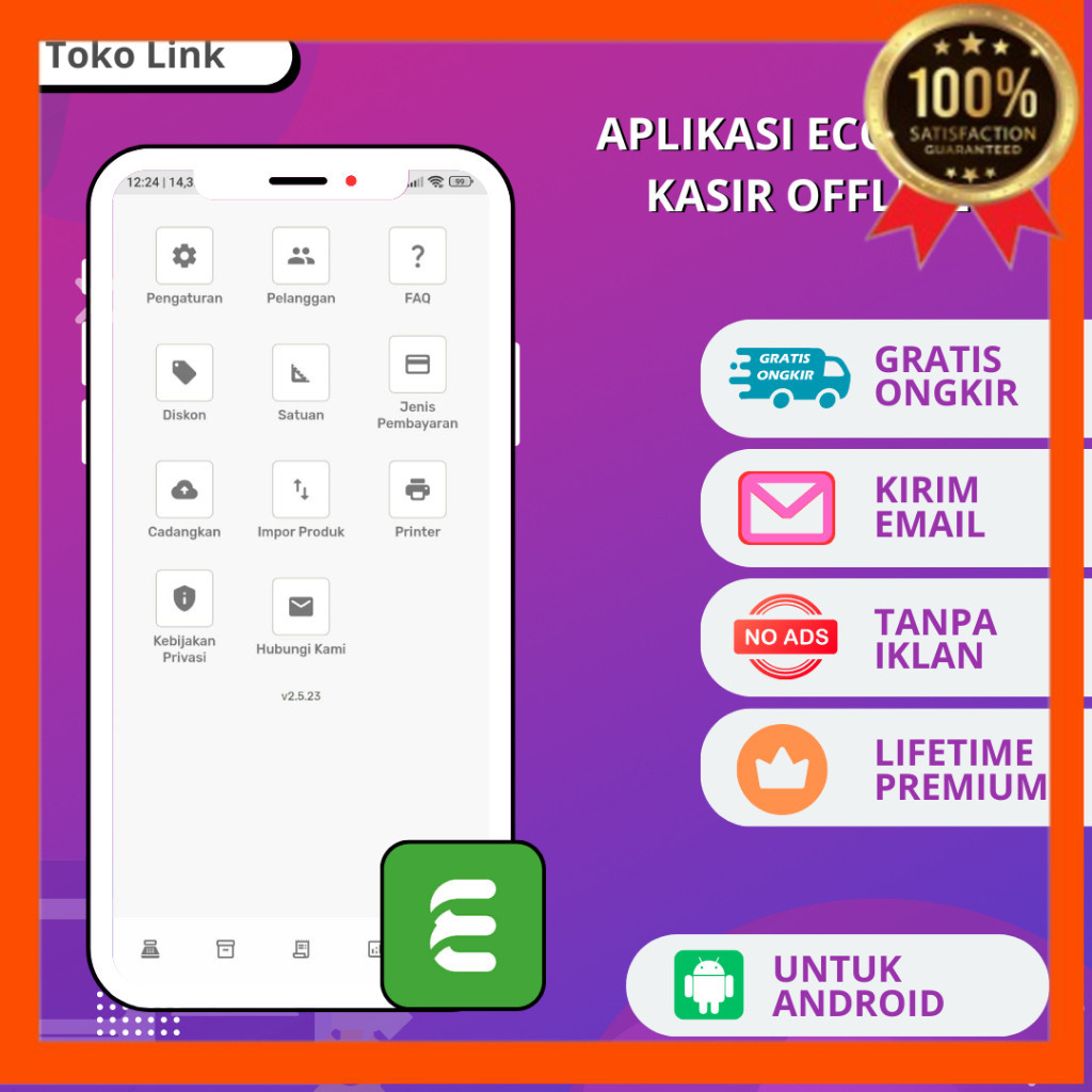 Jual Aplikasi Kasir Offline Android Eco Pos Mudah Digunakan | Shopee ...