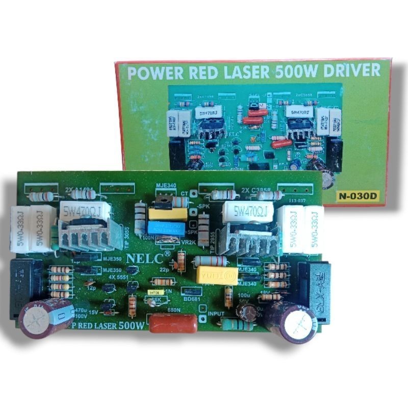 Jual Kit Driver Power Red Laser Blazer 500 Watt Mono Kit Ampli