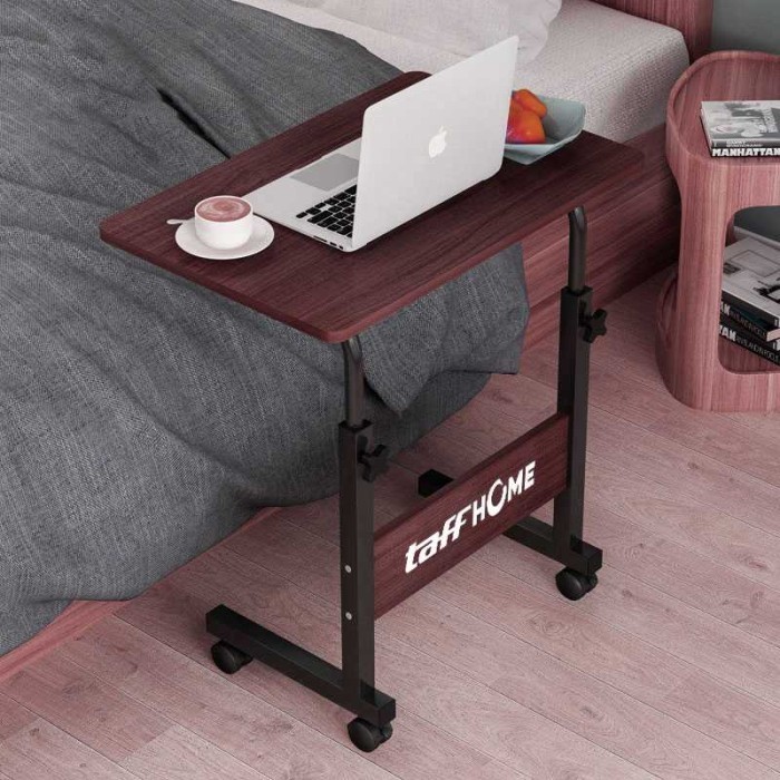 Meja Laptop Portable Adjustable dengan Roda foto 3