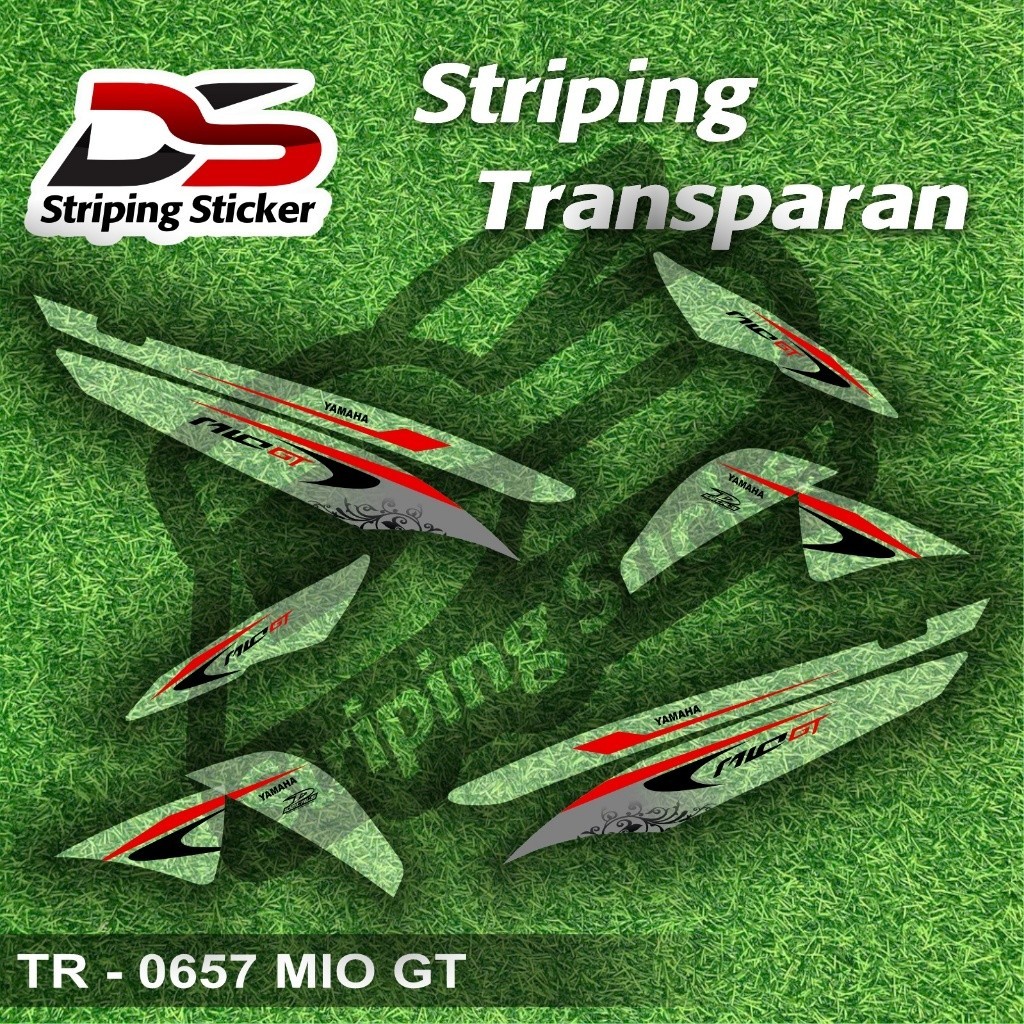 Jual Striping Stiker Transparan Mio GT ( TR-0657) List Variasi Sticker ...